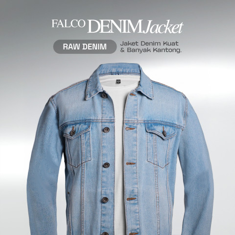 CUTOFF Falco Jaket Jeans Denim Pria