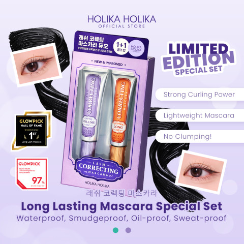 [LIMITED EDITION BUNDLE] Holika Holika Lash Correcting Mascara | Airy Lift