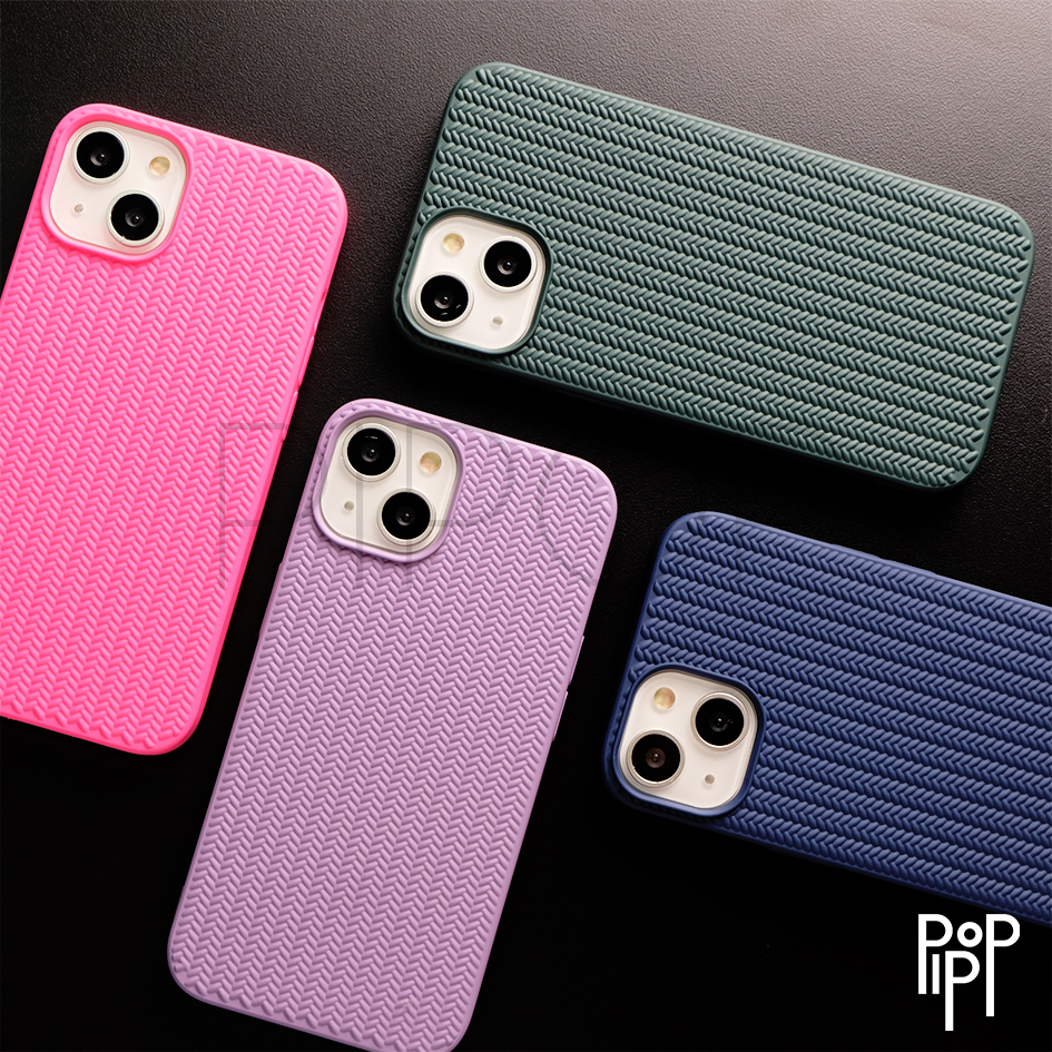 PIPOPCASE Colorful Knit Case - Casing Handphone Softcase