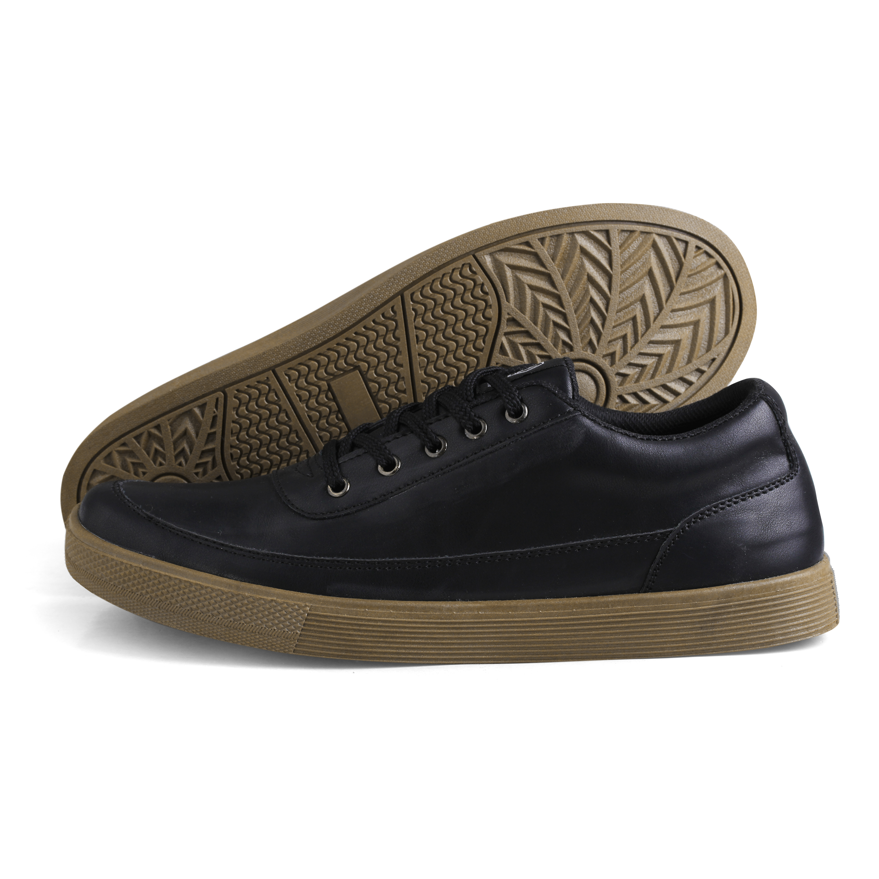 DEDRICK BLACK BROWN |ManNeedMe x NAZ| Sepatu Sneakers Pria Casual