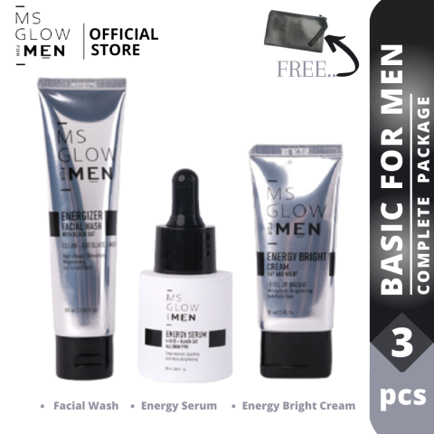 MS Glow Men Paket Basic [ 3 Item ] ORIGINAL - MS Glow For Men Original - MS Glow For Men Basic - MS Glow Pria Image3