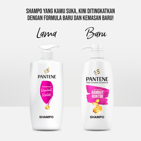 PANTENE Shampoo Anti Hair Fall Control Pro-V Perawatan Rambut 400ml x3 Image2