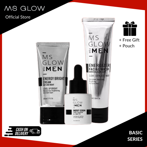 MS Glow Men Paket Basic [ 3 Item ] ORIGINAL - MS Glow For Men Original - MS Glow For Men Basic - MS Glow Pria
