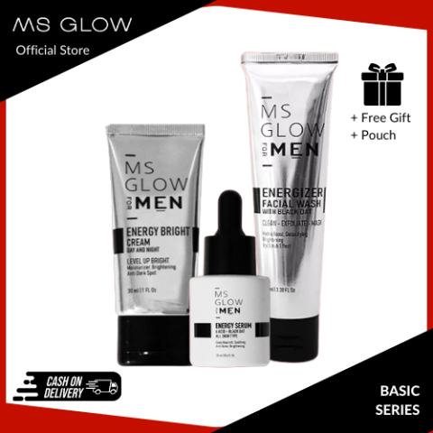 MS Glow Men Paket Basic [ 3 Item ] ORIGINAL - MS Glow For Men Original - MS Glow For Men Basic - MS Glow Pria Image1