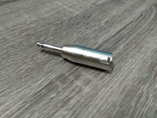 Jack converter: Canon Female to Male - Out Akai Mono 6.5mm