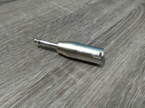 Jack converter: Canon Female to Male - Out Akai Mono 6.5mm Image1