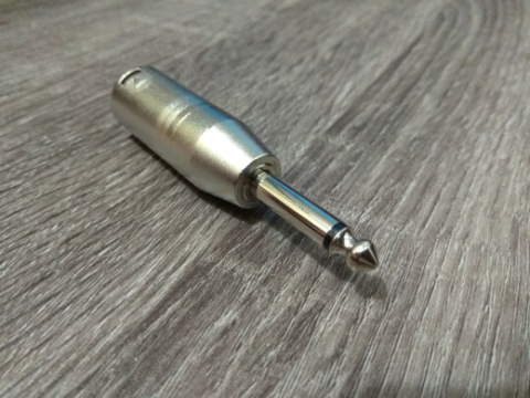 Jack converter: Canon Female to Male - Out Akai Mono 6.5mm Image2