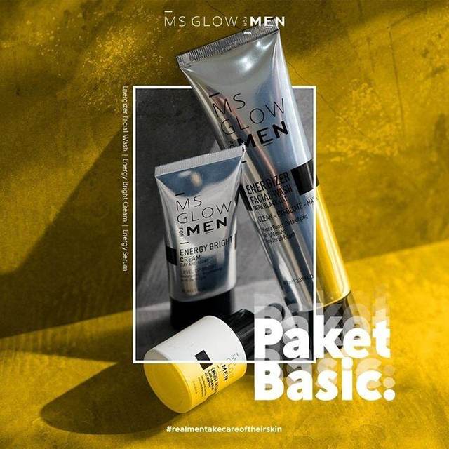 PAKET BASIC MS GLOW MEN ORIGINAL TERMURAH