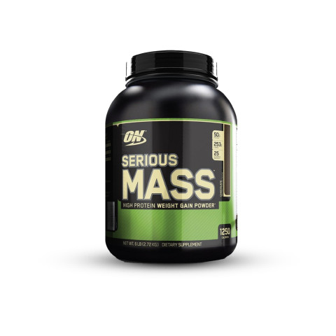 ON Serious Mass SeriousMass 6Lbs 6 Lbs 6Lb 6 Lb Gainer Protein Optimum Image1