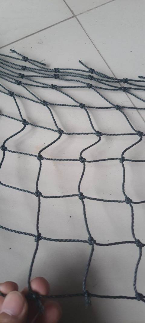Jaring Futsal voli basket safety net 4 x 15 meter mesh 4-5 cm tebal 2 mm an Image2