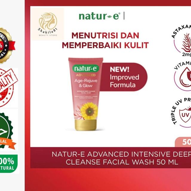Natur-E Advanced Intensive Deep Cleanse Face Wash 50ml