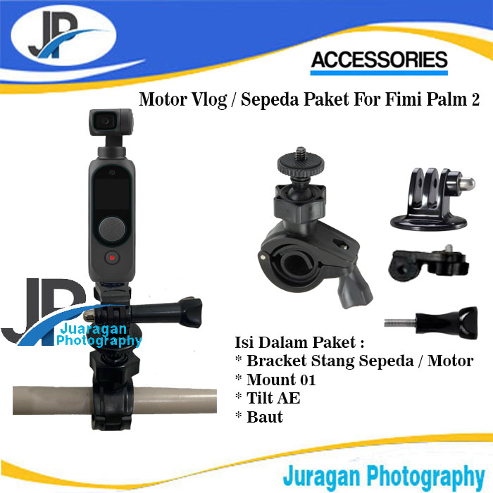 Motor Vlog / Moto Vlog Paket Bracket Sepeda For Fimi Palm 2