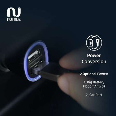 Notale Air Pump Inflator Electric Pompa Ban Mobil Sepeda Motor Bola Swimming ring Rubber lifeboat Alt Xiaomi Portable Perawatan Kendaraan Praktis Image3