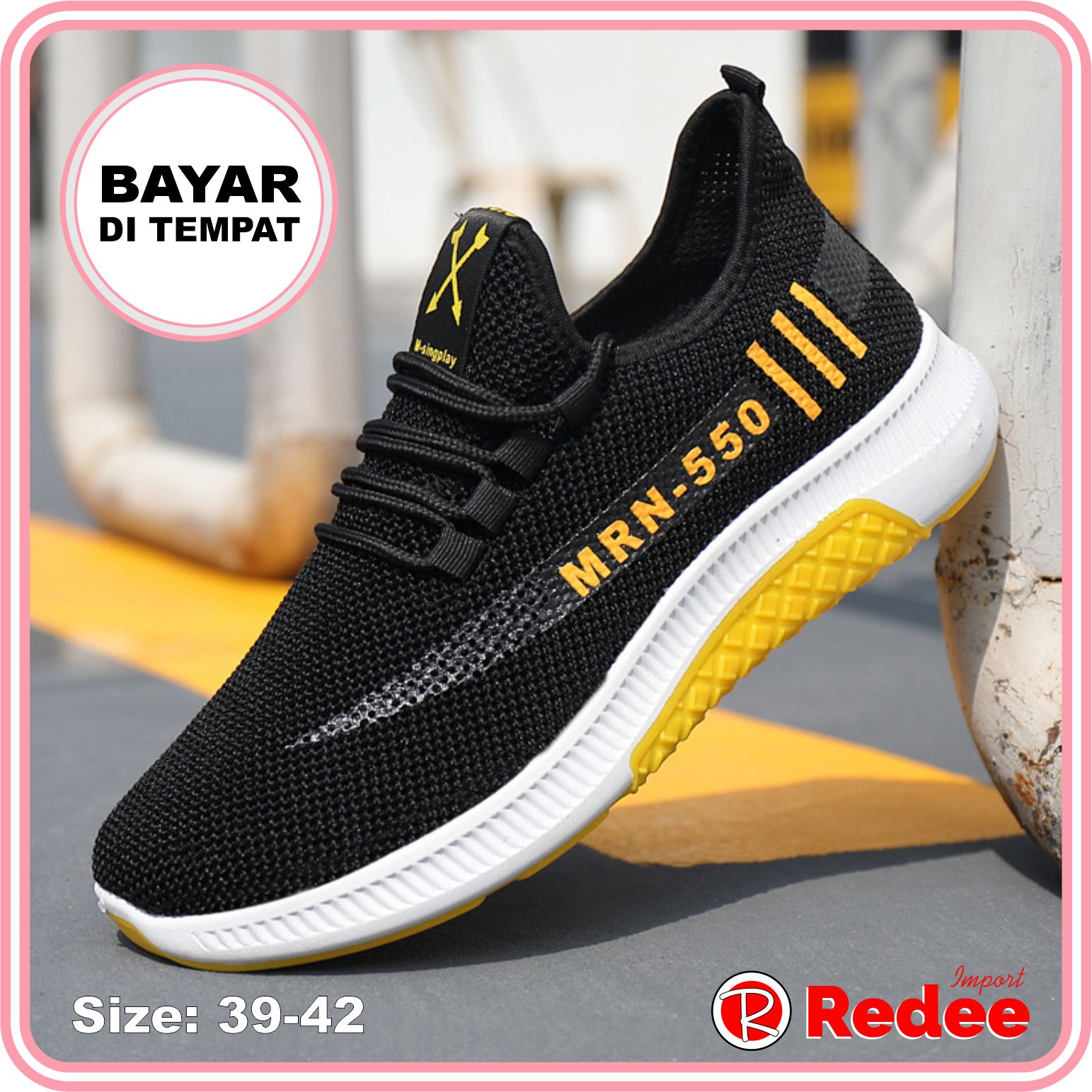 TROYA - REDEE Sepatu Import Sepatu Lari Pria MRN550 39-42 / Sneaker Run / Sepatu Ringan Terbaik / SISM SepatuImport Troyastore