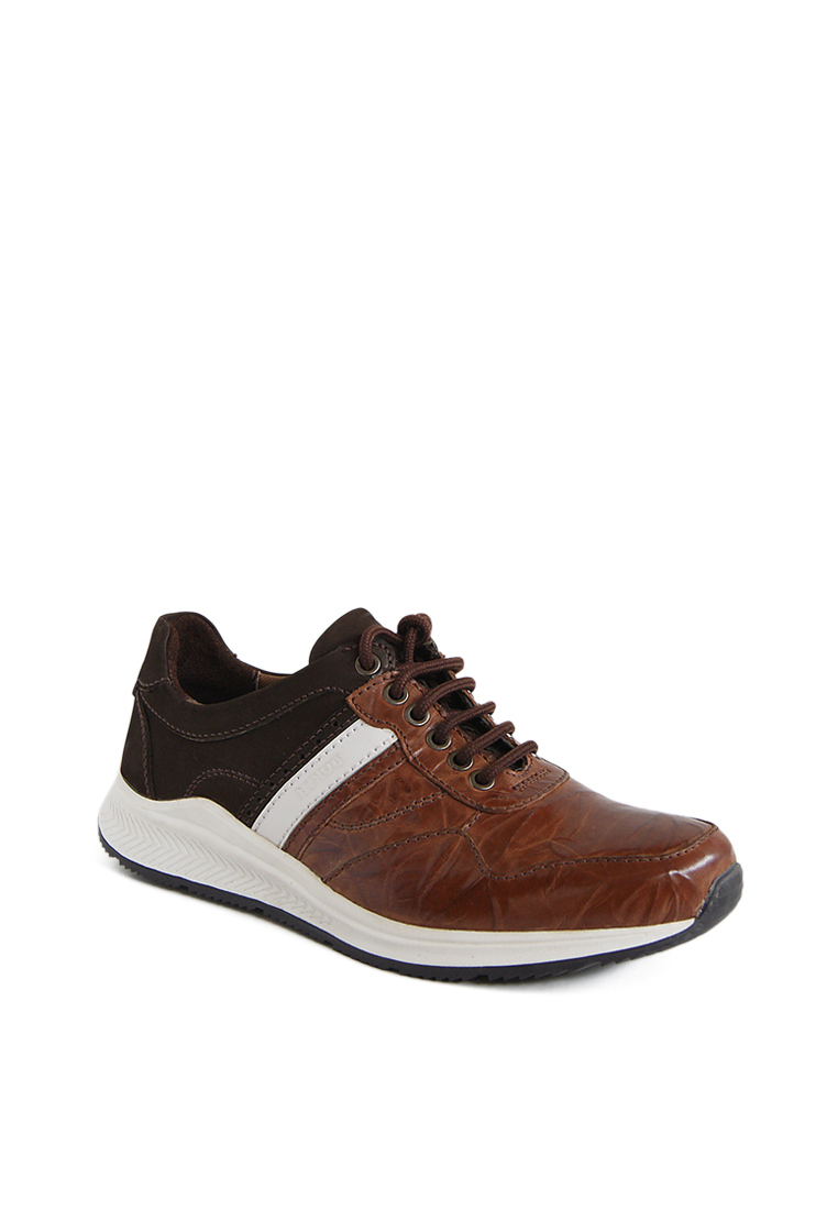 Borsa Sepatu Sneakers Kulit Asli PriaHector
