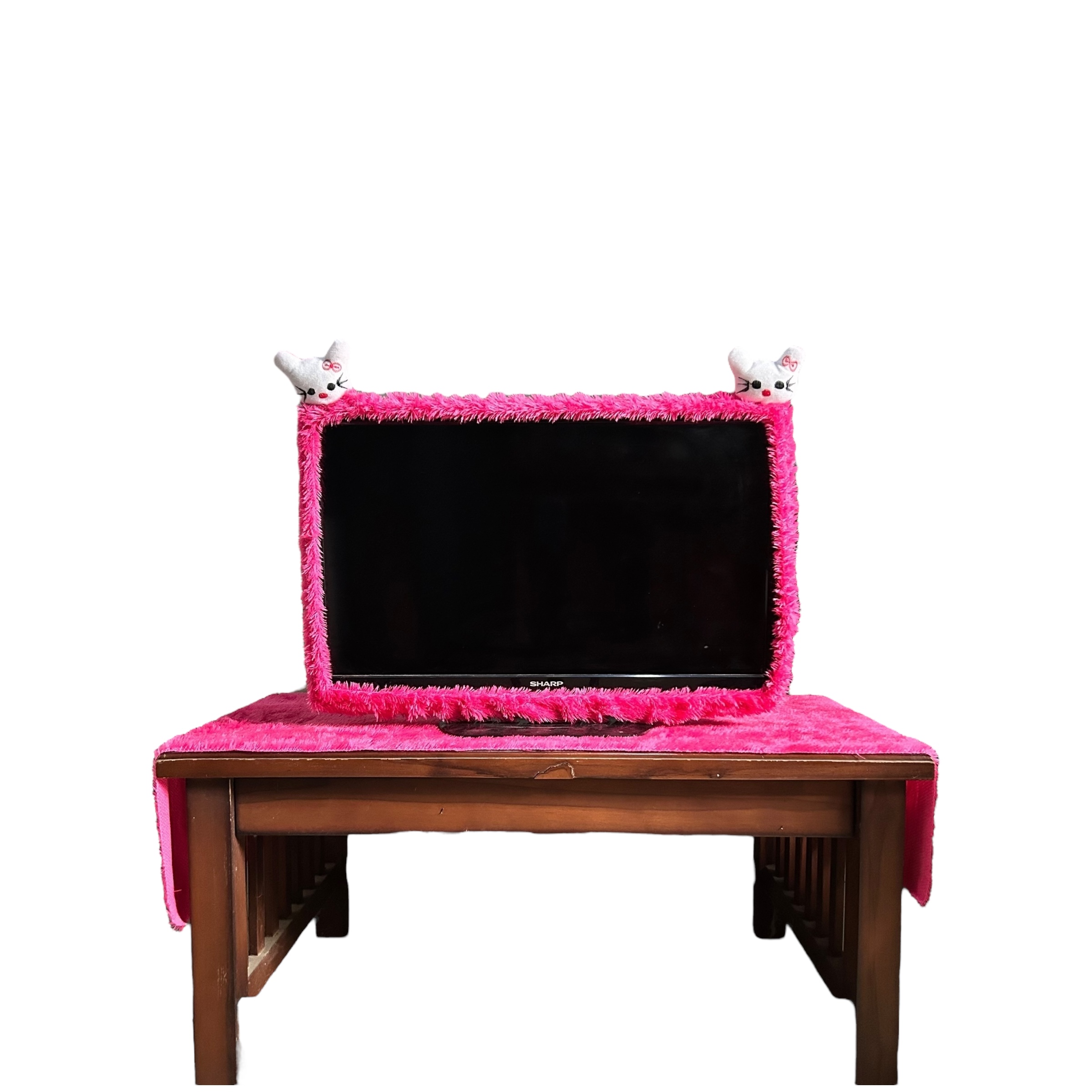 2in1 Tv Karakter 32inch & Taplak Meja Polos
