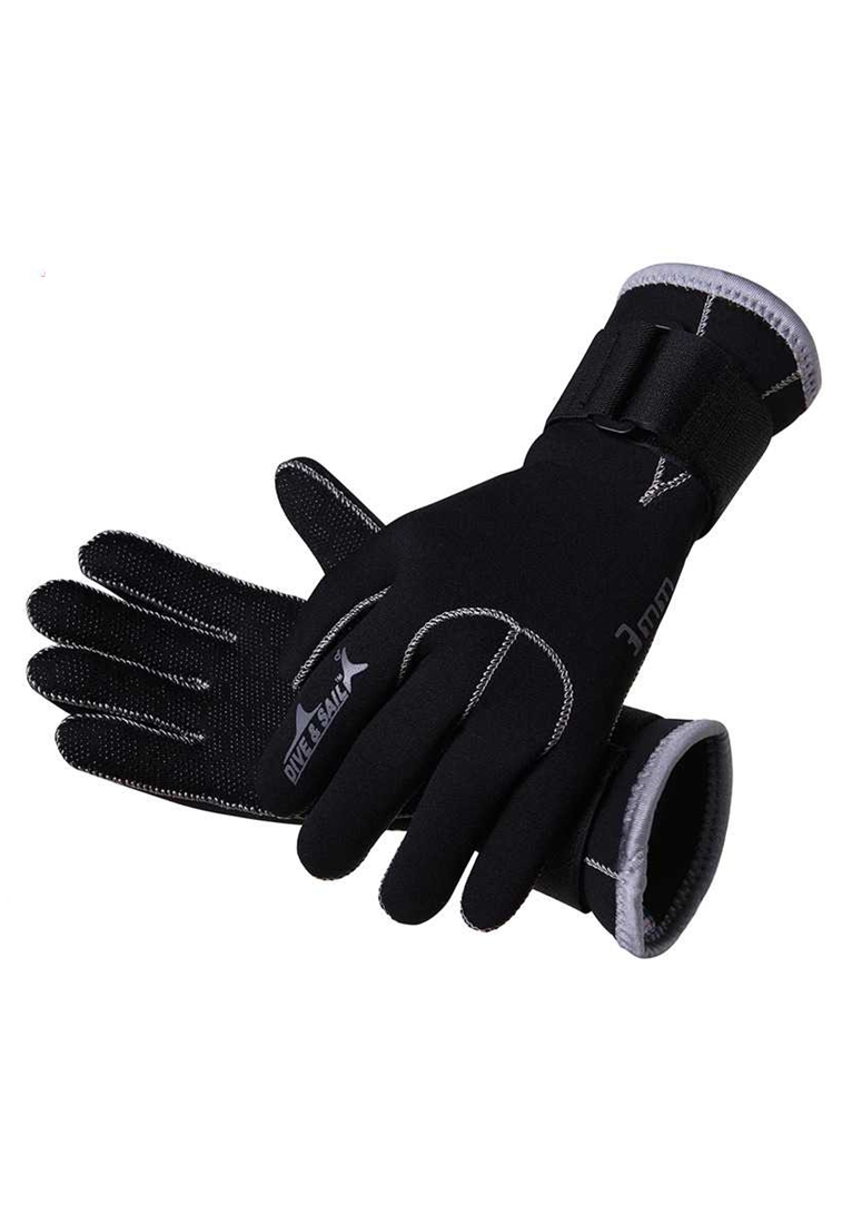 Hamlin Decs Sarung Tangan Selam Scuba Diving Material Neoprene ORIGINAL - Black