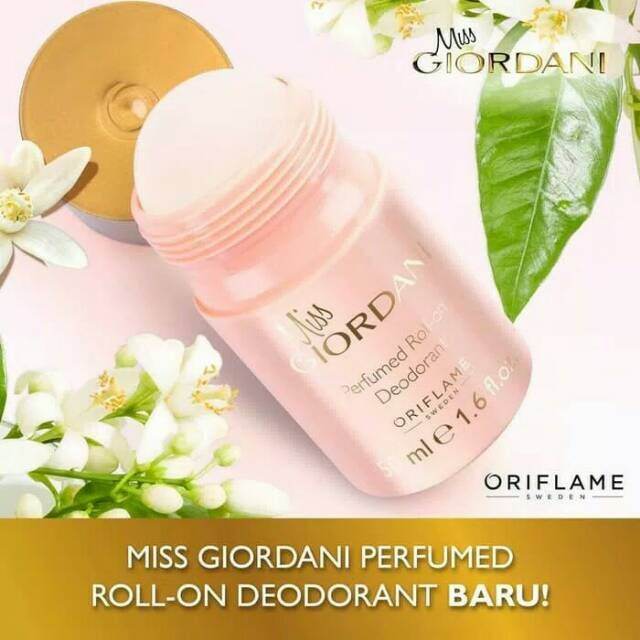 Miss giordani perfumed roll on deodorant