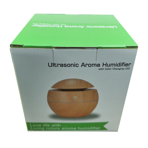 Air Humidifier Ultrasonic Aromatherapy Oil Diffuser Minimalist - HUMI K-003-1 - Pink Image4