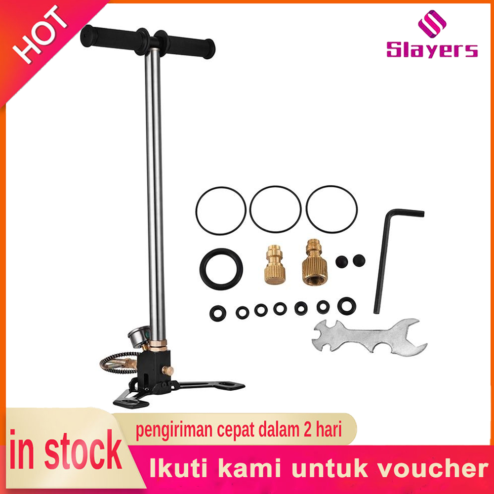 Pcp Pump 6000Psi High Pressure Hand Pump 3 Stage Air Pump For High Pressure Tires And Pre-Charged Pneumatic