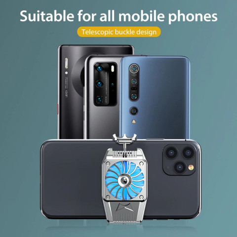 RondaFul Smartphone Cooling Fan Kipas Pendingin Radiator Heat Sink Image3