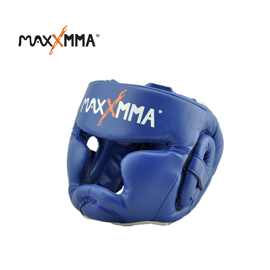 MaxxMMA Full Coverage Headgear for Boxing and Sparring Helm Pelindung Olahraga Tinju dan MMA (GBH02)