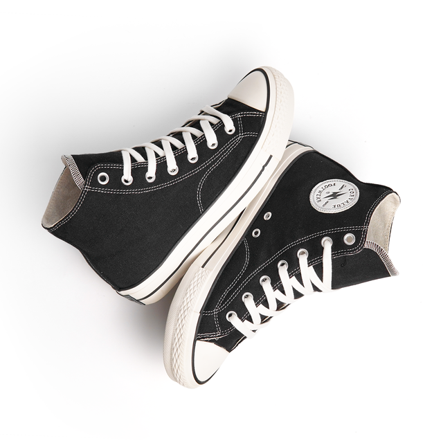 SEPATU CORVALUE FOOTWEAR - Sepatu Sneaker Pria Wanita 87s Balck white Lokal Brand