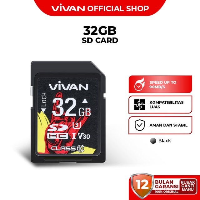 VIVAN SD Card 32GB VS32 Garansi Resmi 1 Tahun