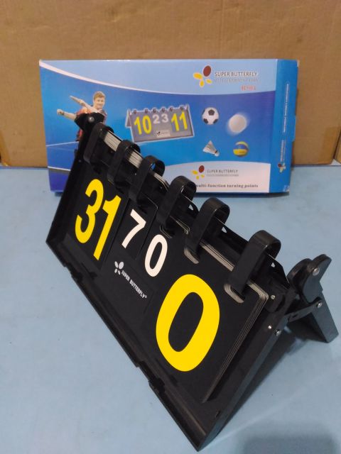 SCORE BOARD BUTTERFLY PAPAN NILAI TENIS MEJA BADMINTON VOLLEY Image2