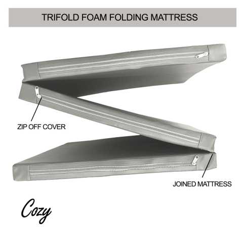 Trifold folding mattress COZY kasur lipat waterproof matras yoga Image4