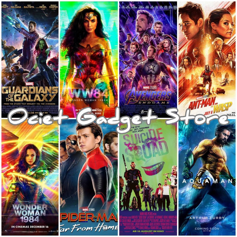 Flashdisk 64gb Film Marvel MCU & DCEU Komplit Update Terus +OTG 2 !!!