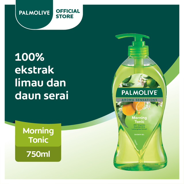 Palmolive Aroma Sensations Morning Tonic Shower Gel/Sabun Mandi 750 ml