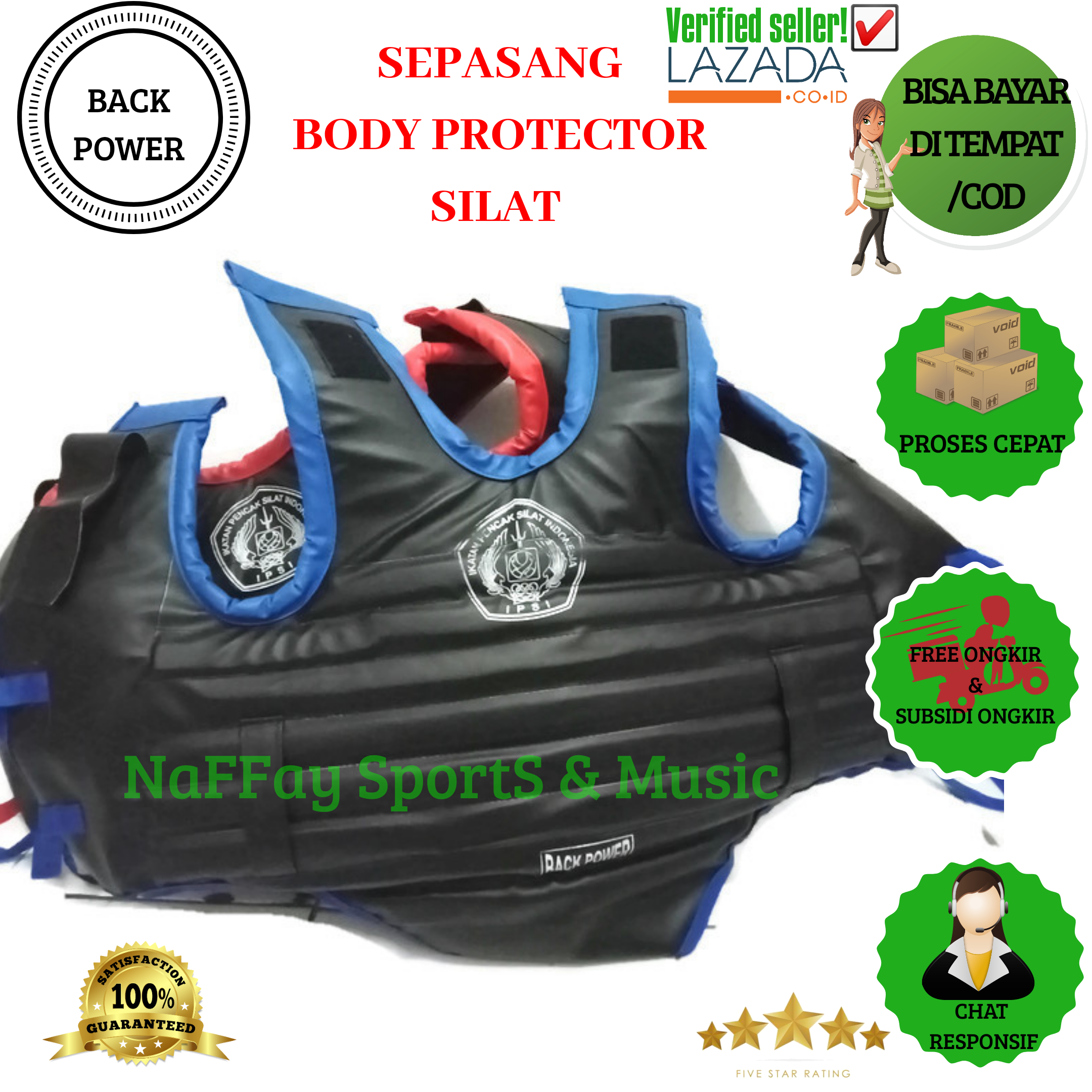 Body protector Silat BerLogo IPSI