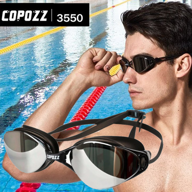 Kacamata Renang Dewasa Anti Fog UV Anti Bocor Swimming Glasses Goggles Anti Embun Tidak Ngembun GOG-3550 + Box