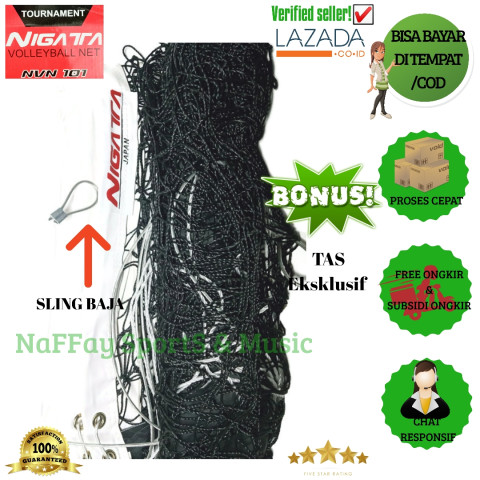 Professional Net Volly Nigata NVN 101 Tournament Sling Baja Designed in Japan Original Image2