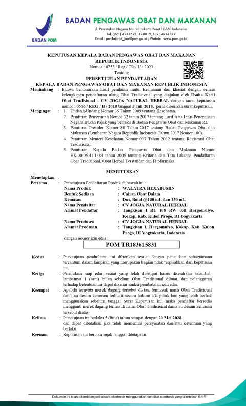 Obat Perut Kembung Untuk Bayi Sembelit Diare Pada Balita Sakit Perut Hisprung Pada Bayi Perut Bengkak Kram Perut Susah BAB Pada Anak Pelancar BAB Pada Anak Gangguan Usus Pada Anak Muntah Mual - Walatra Hexabumin Image2