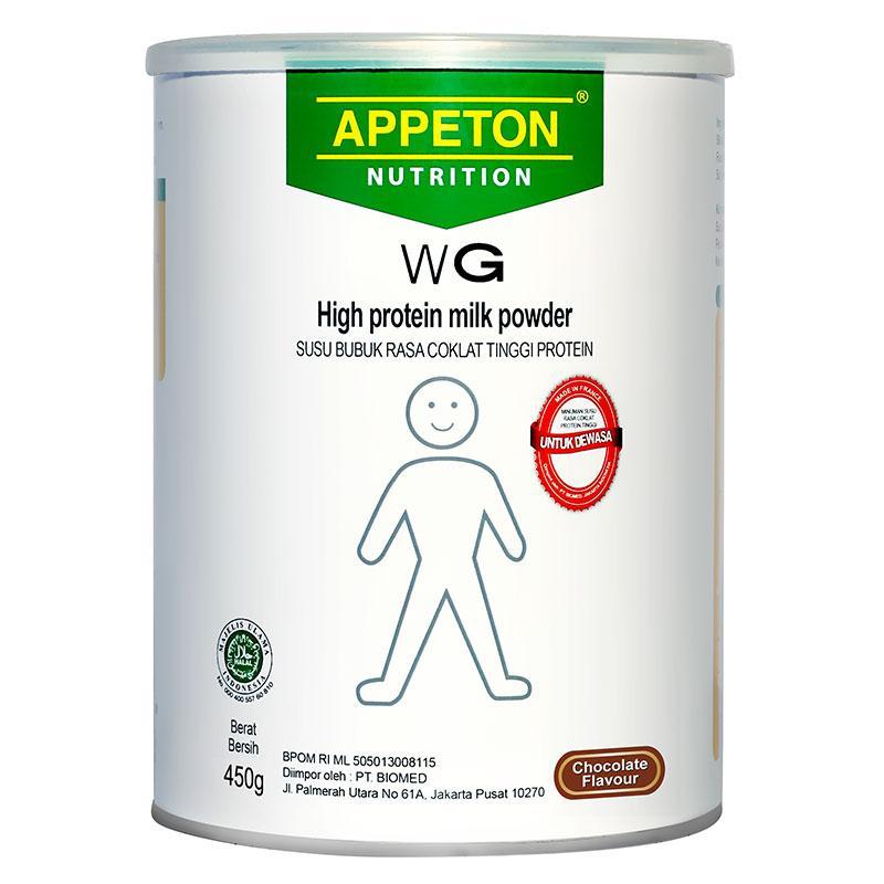Appeton Weight Gain Susu Gemuk Penambah Berat Badan Rasa Coklat Adult/Dewasa - 450gr