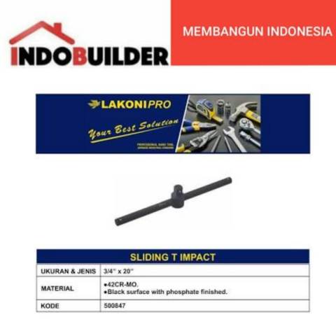 LAKONI PRO GAGANG SOK SLIDING T IMPACT 3/4 INCH X 20 INCH Image2