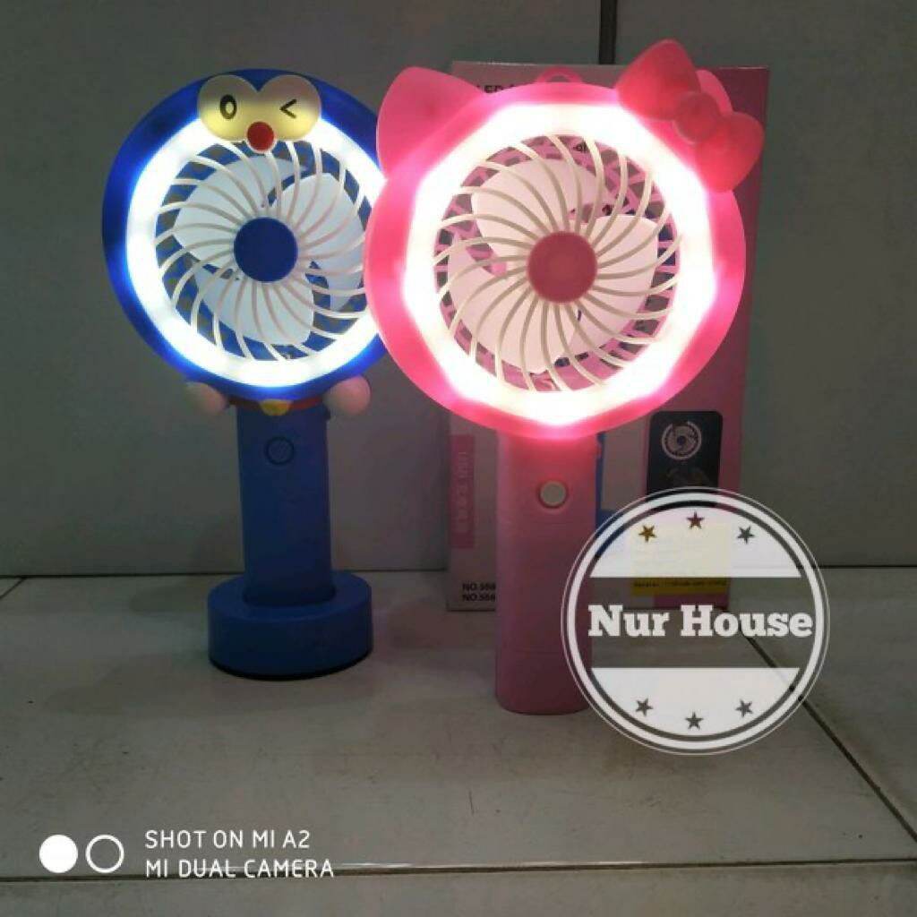 kipas angin portable cas mini fan karakter