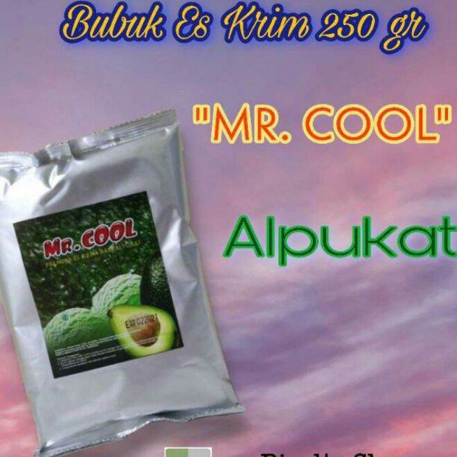 Bubuk/bahan es krim mr. cool rasa alpukat