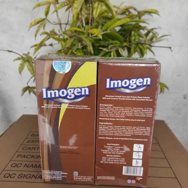 Paket 2 BOX IMOGEN COKLAT ORIGINAL Penambah Berat Badan isi 30 Sachet