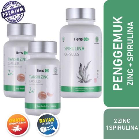 Tiens Penggemuk Badan Herbal / Obat Gemuk Herbal [ 2 Zinc + 1 Spirulina ] Image3