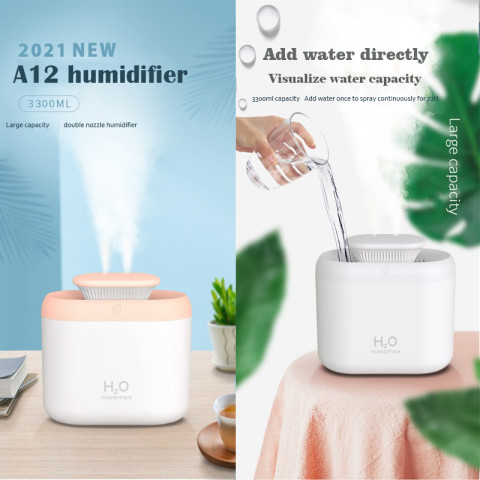 UPUPIN humidifier pengharum ruangan Dapat Ditambahkan Essential Oil diffuser pewangi ruangan rumah diffuser humidifier diffuser(Free essential oils) Image4