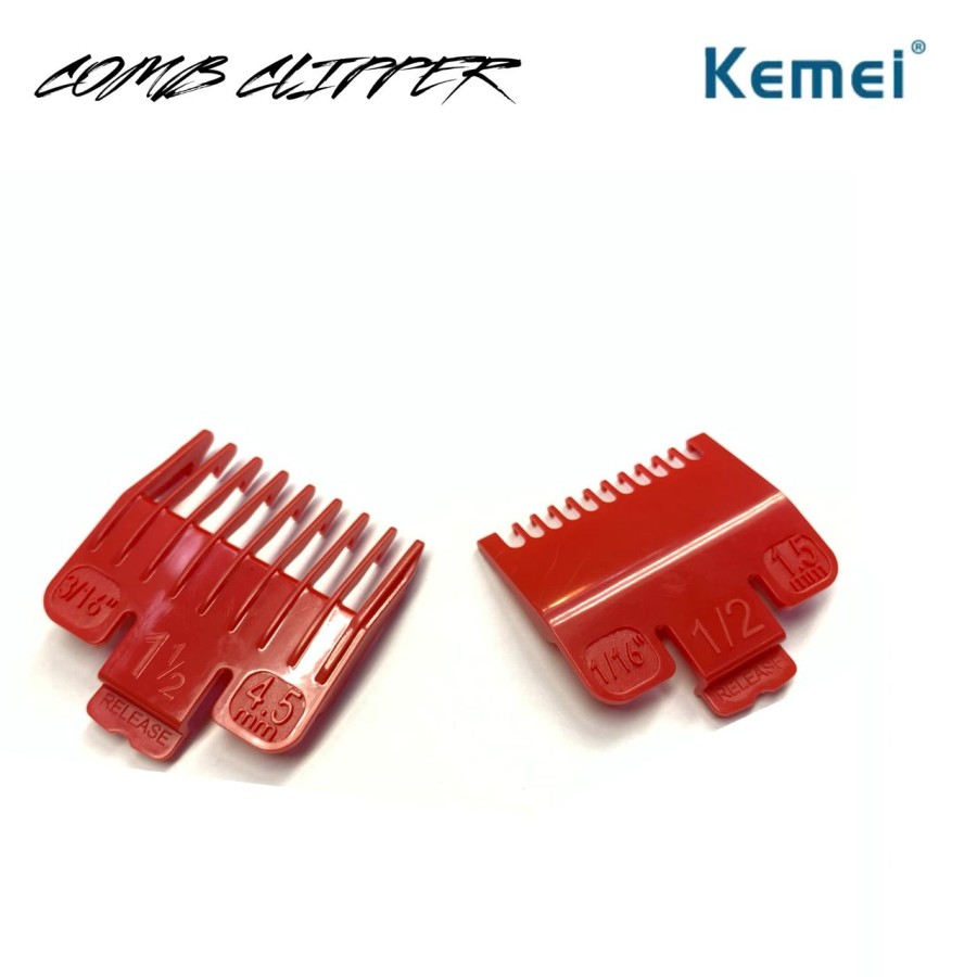 Sepatu Clipper Comb Ukuran 1.5 & 4.5 mm Alat Cukur Rambut Kemei