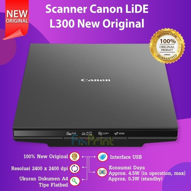 Canon Document Scanner LIDE 400 LIDE 300 Printer AIO MG2570S Print Scan Copy Dokumen original Garansi Resmi New