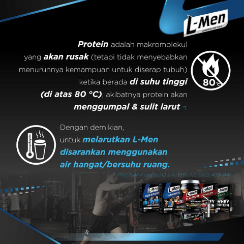 Twin Pack - L-Men Lose Weight Chocolate Cereal 300g / 12 Sachet - 15g Whey Protein - 6 Serving - Dilengkapi L-Carnitine Image4