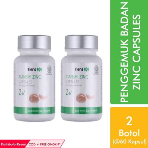 Tiens Shop Penggemuk Badan Herbal Paket 2 Zinc / Obat Gemuk Tiens / Bisa COD + Free Ongkir Image3