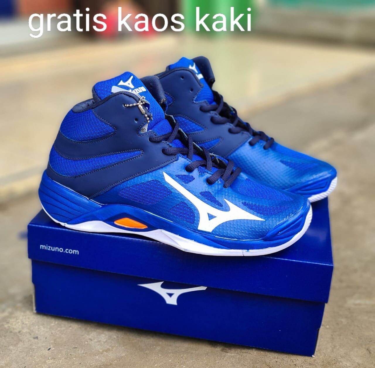 Sepatu voli mizuno wave tornado 2023 thunder Blade murah olahraga pria volly volley.Sepatu olahraga