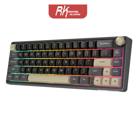 RK RK Royal krudge rkr65 66 key 60% wired gasket RGB hot swapple mechanical keyboard