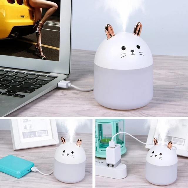 Humidifier Aroma Terapi Rabbit Pelembab Udara USB Kamar / Mobil A11 A-11 A 11
